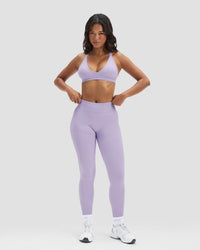Elevate™ Sculpting Mid Waist Scrunch Leggings | Lilac