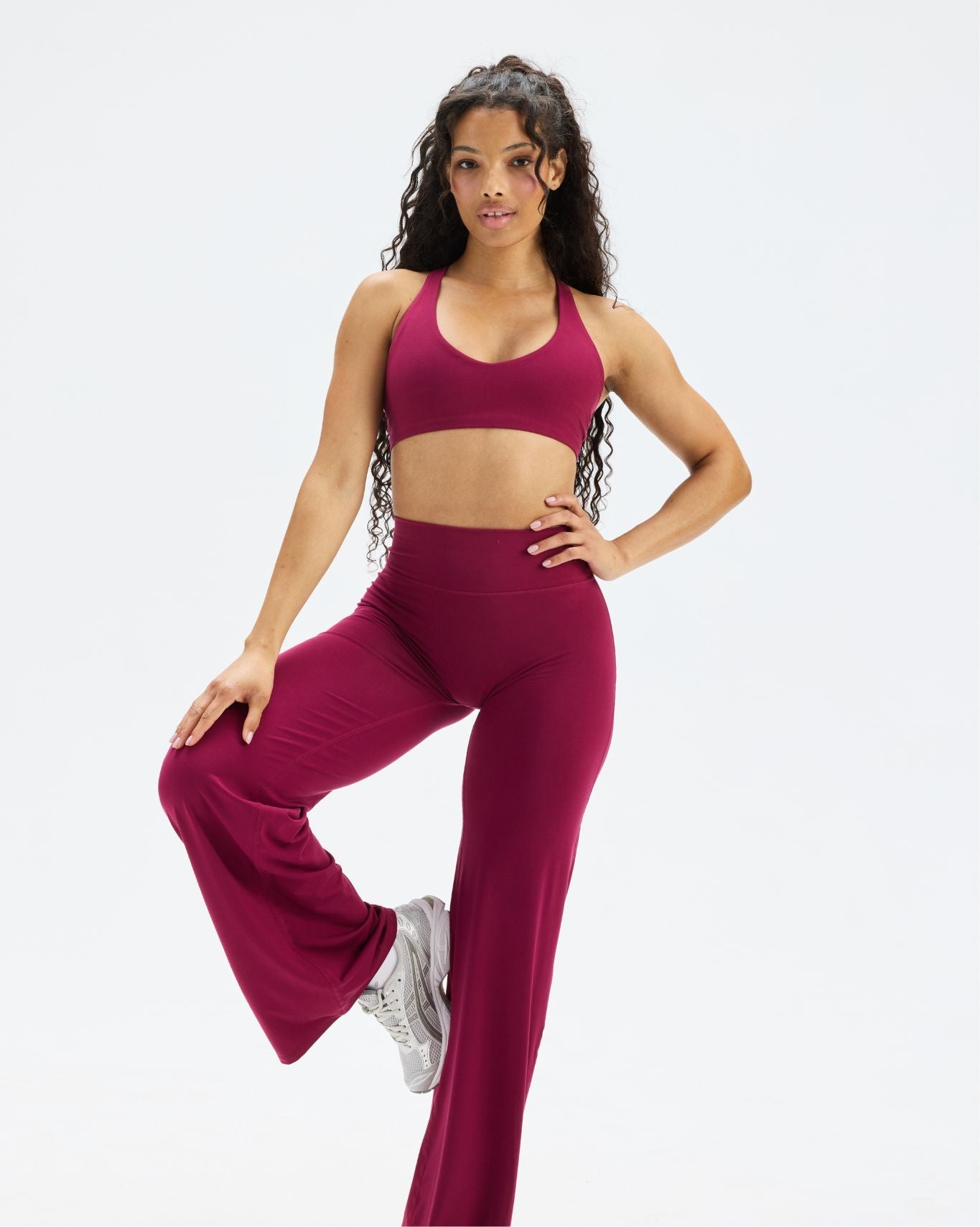 Essence Wide Leg Pants | Cherry Berry