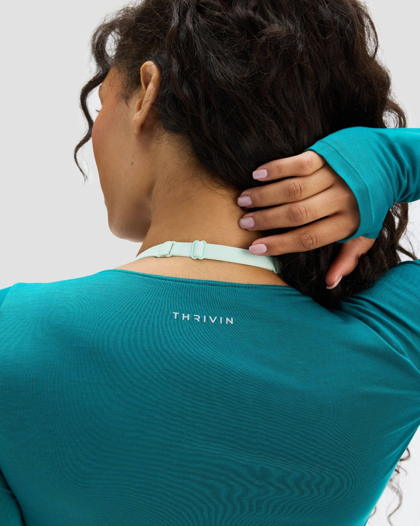 The Essential Collection Sheer Crop Wrap | Harbor Blue