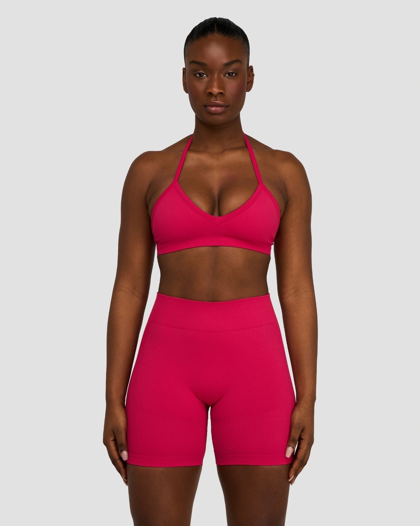 Elevate™ Sculpting Mid Waist Scrunch Shorts | Strawberry