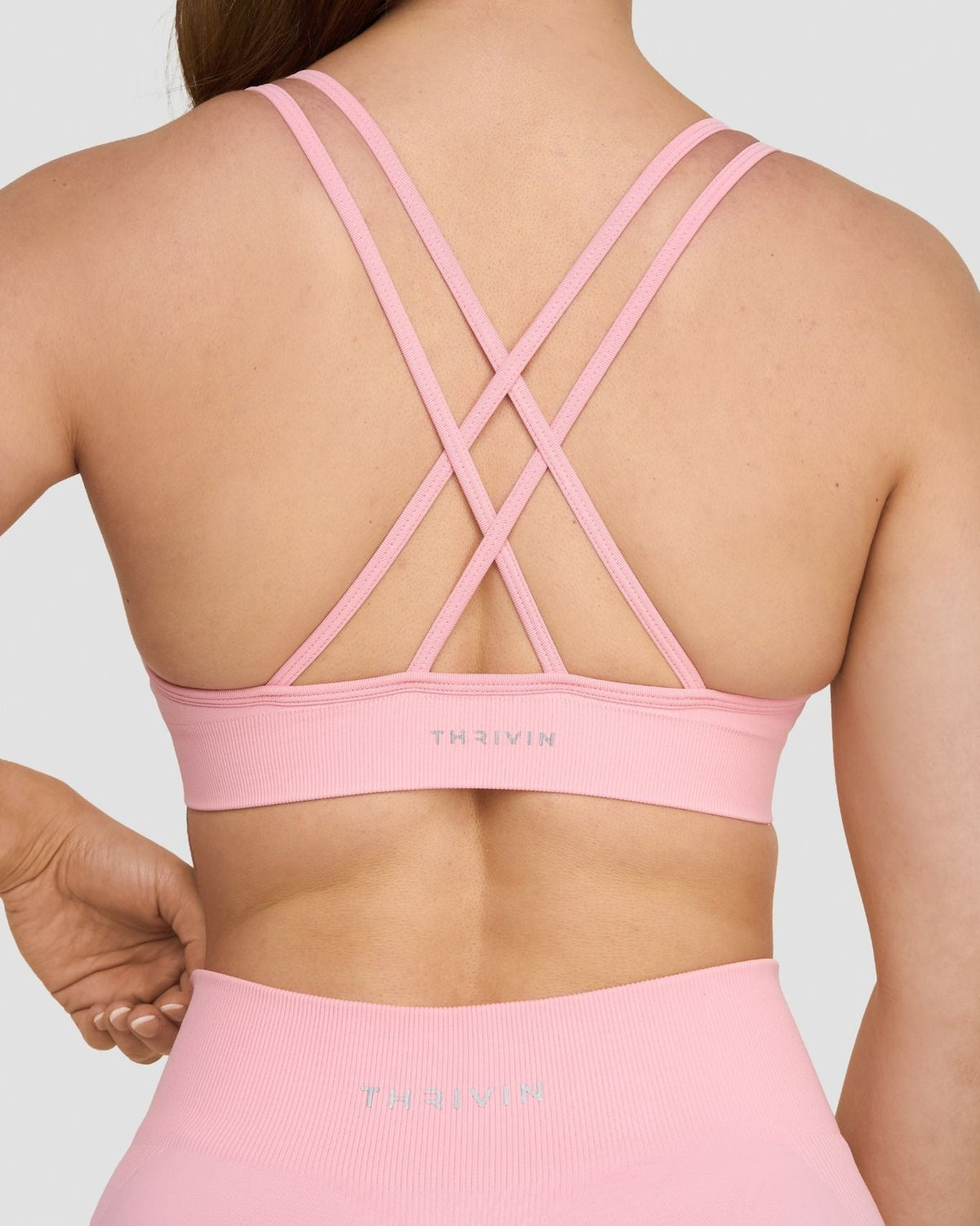Elevate™ Sculpting Seamless High Apex Bra | Cotton Pink