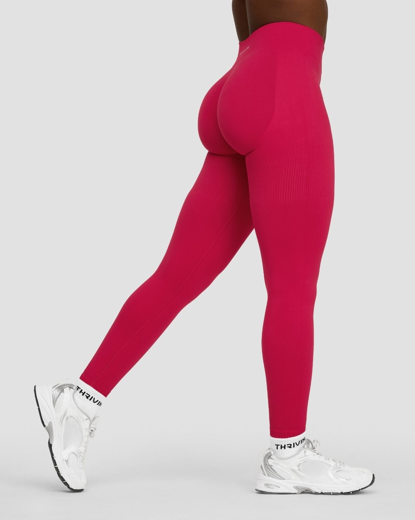 Elevate™ Sculpting Mid Waist Scrunch Leggings | Strawberry