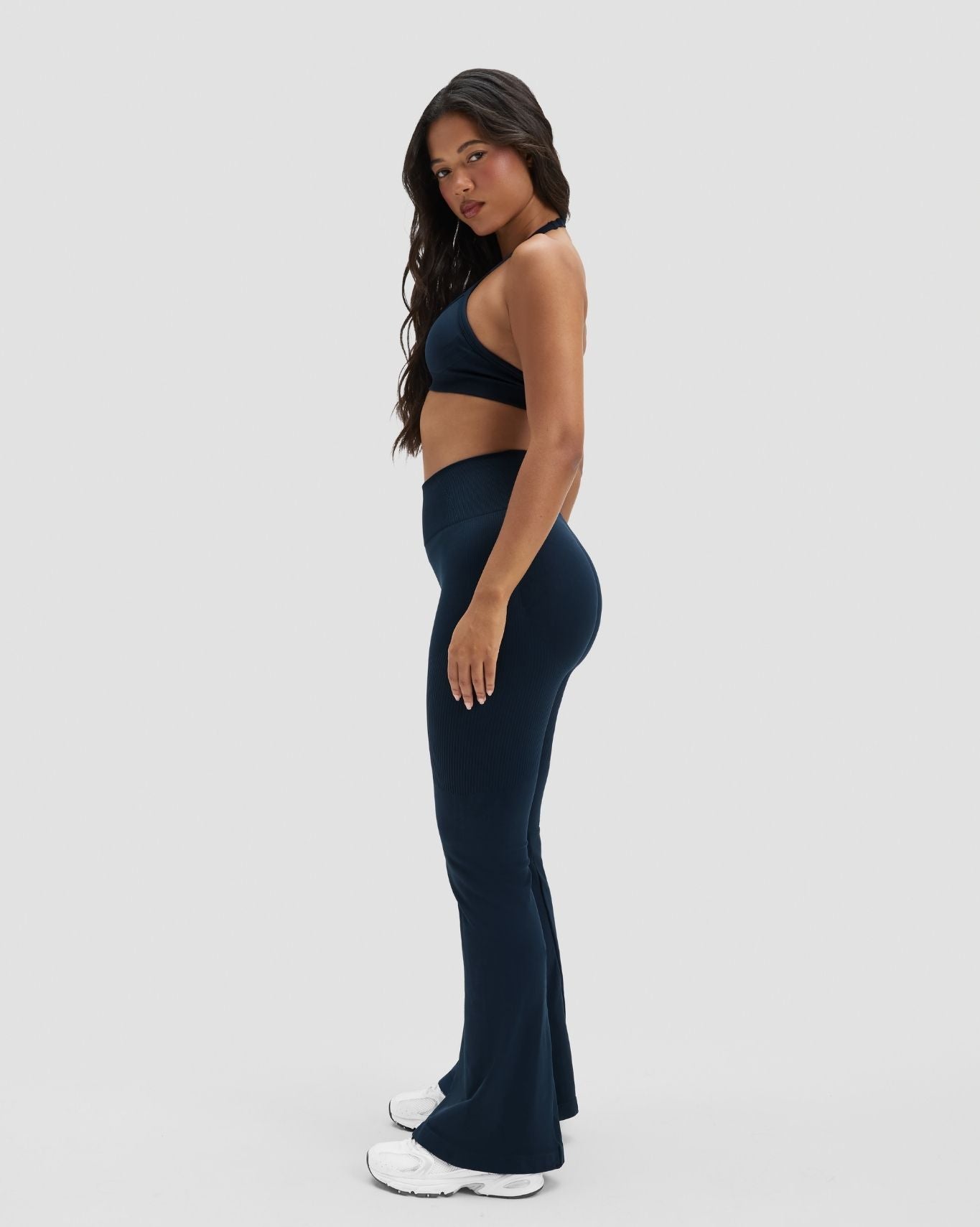 Elevate™ Sculpting High Waist Flare Leggings | Midnight Navy