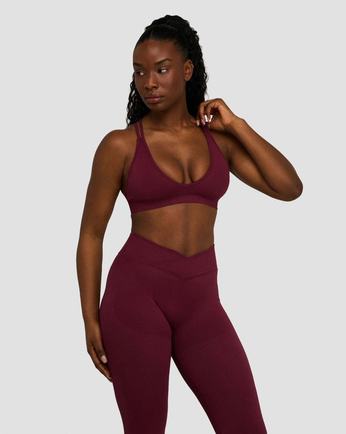 Elevate™ Sculpting Seamless High Apex Bra | Merlot