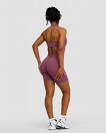 Elevate™ Sculpting Halterneck All In One | Orchid Mauve