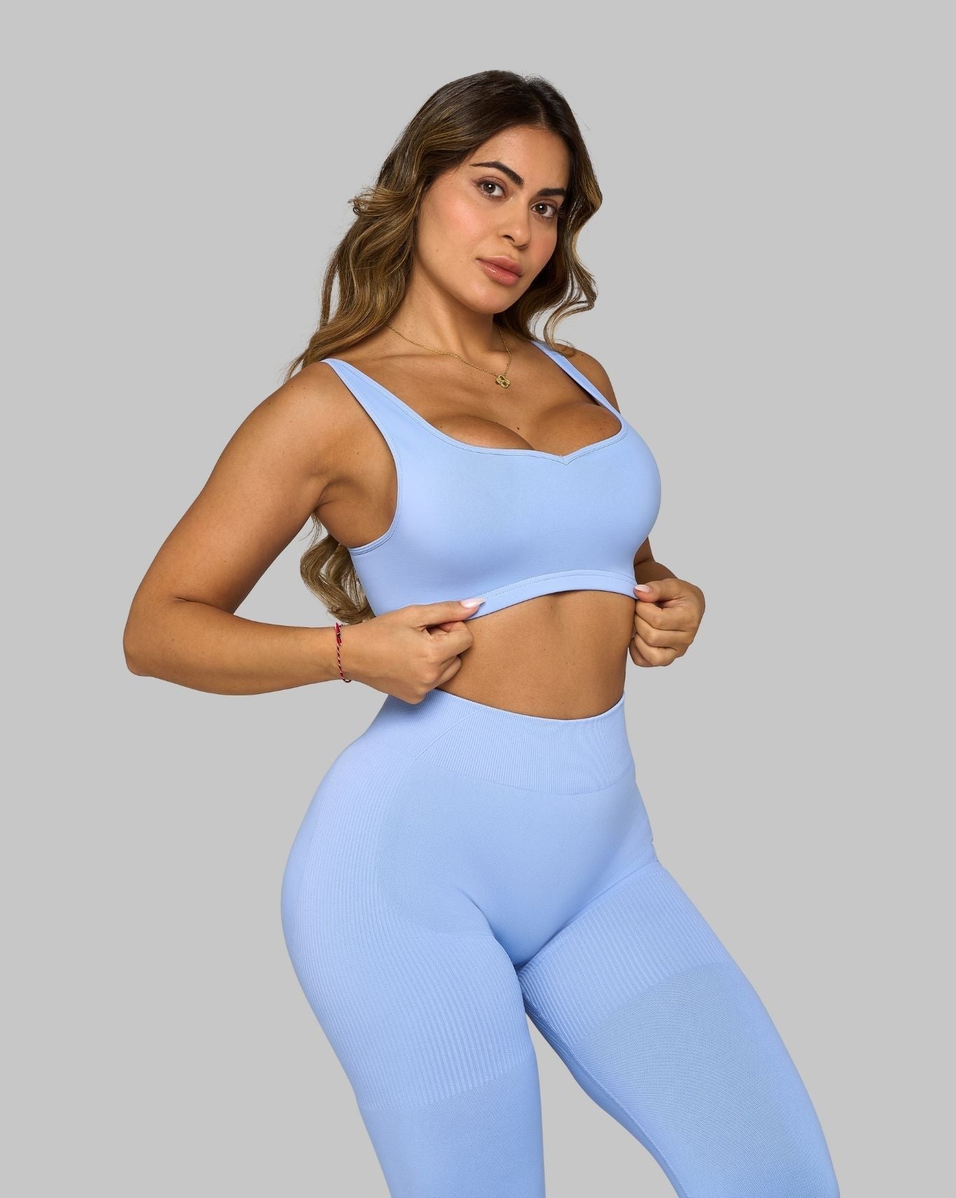 Elevate™ Sweetheart Impact Bra | Glacier