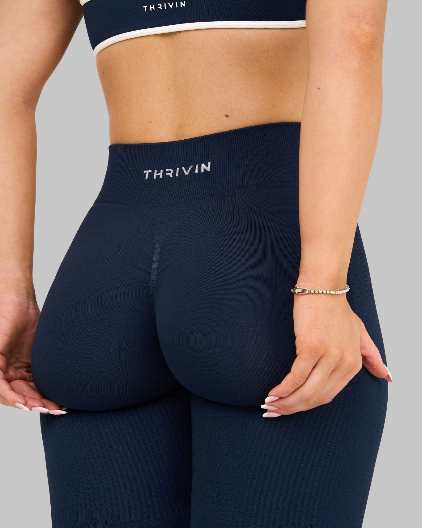 Elevate™ Sculpting High Waist Scrunch Leggings | Midnight Navy