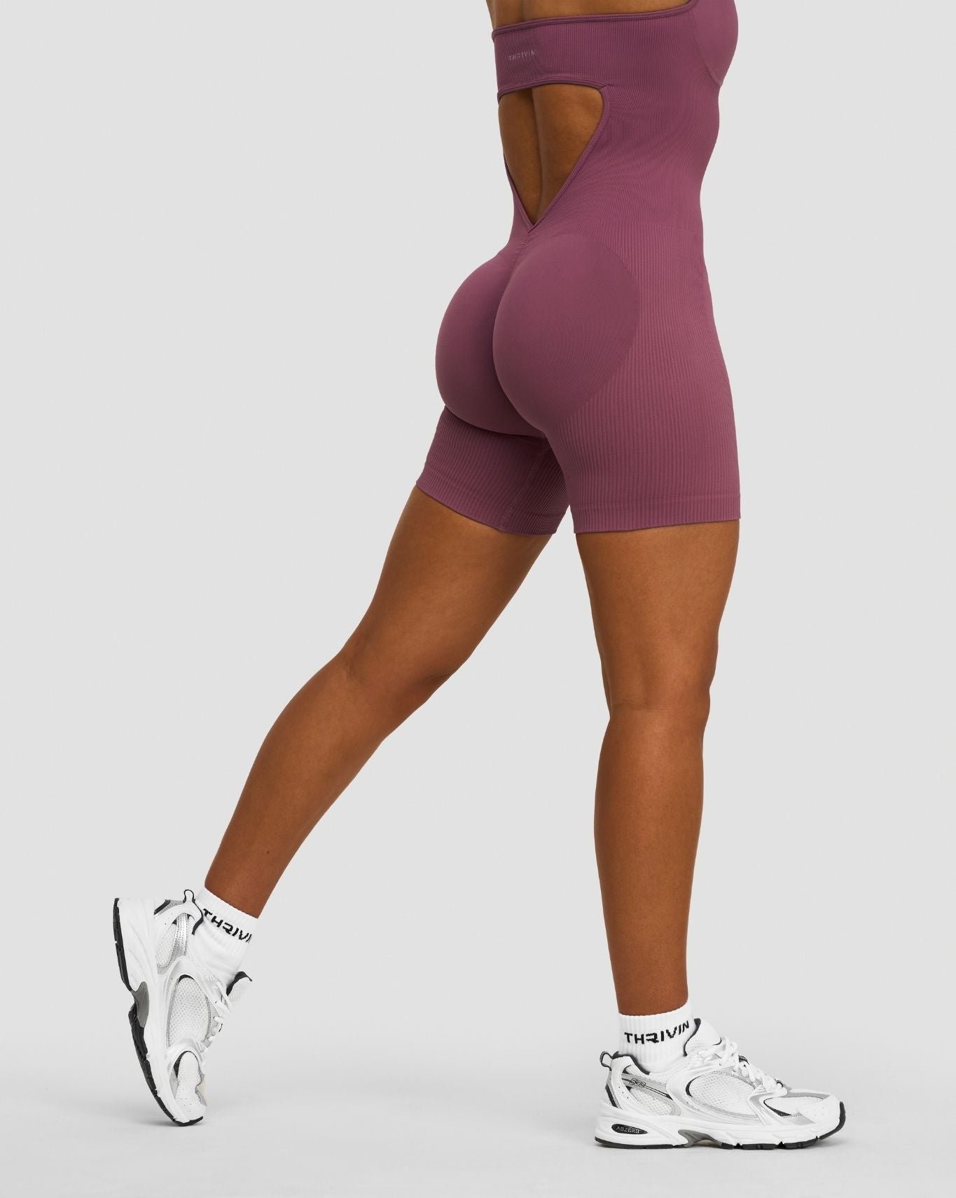 Elevate™ Sculpting Halterneck All In One | Orchid Mauve