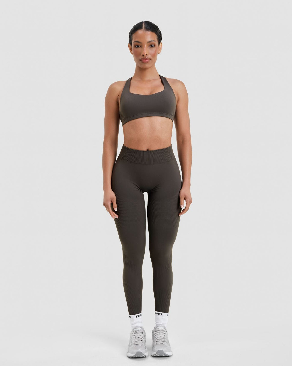 Elevate™ Sculpting Medium Impact Multiway Bra | Olive Green