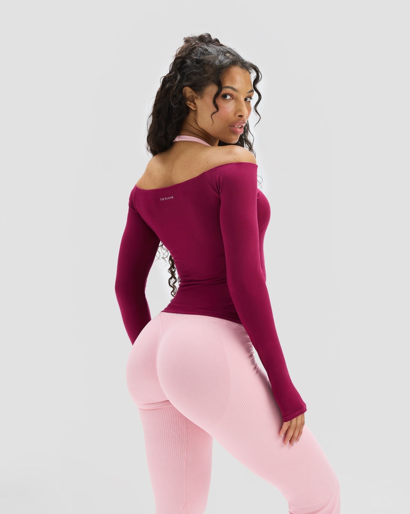 The Essential Collection Boat Neck Top | Cherry Berry