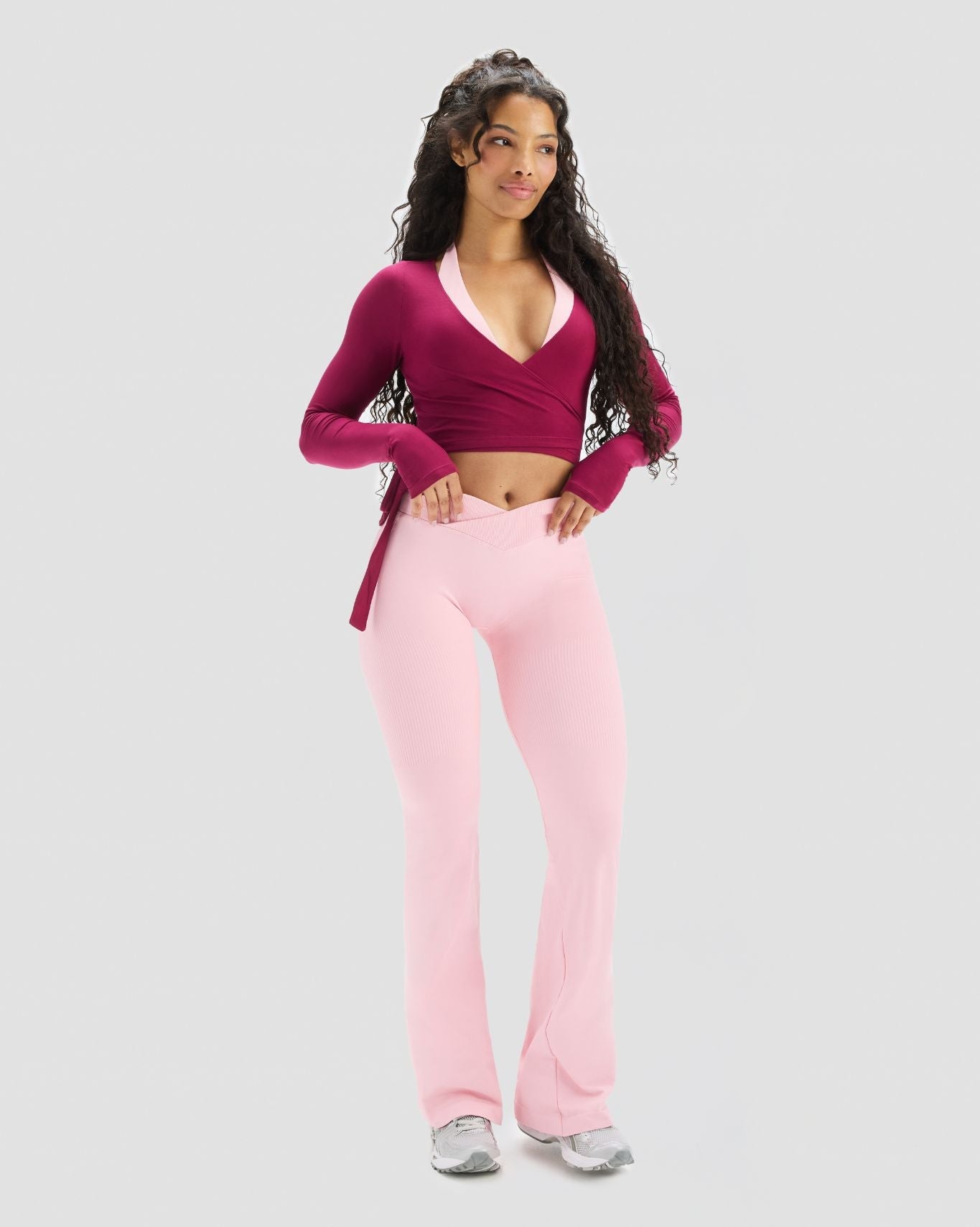 The Essential Collection Sheer Crop Wrap | Cherry Berry
