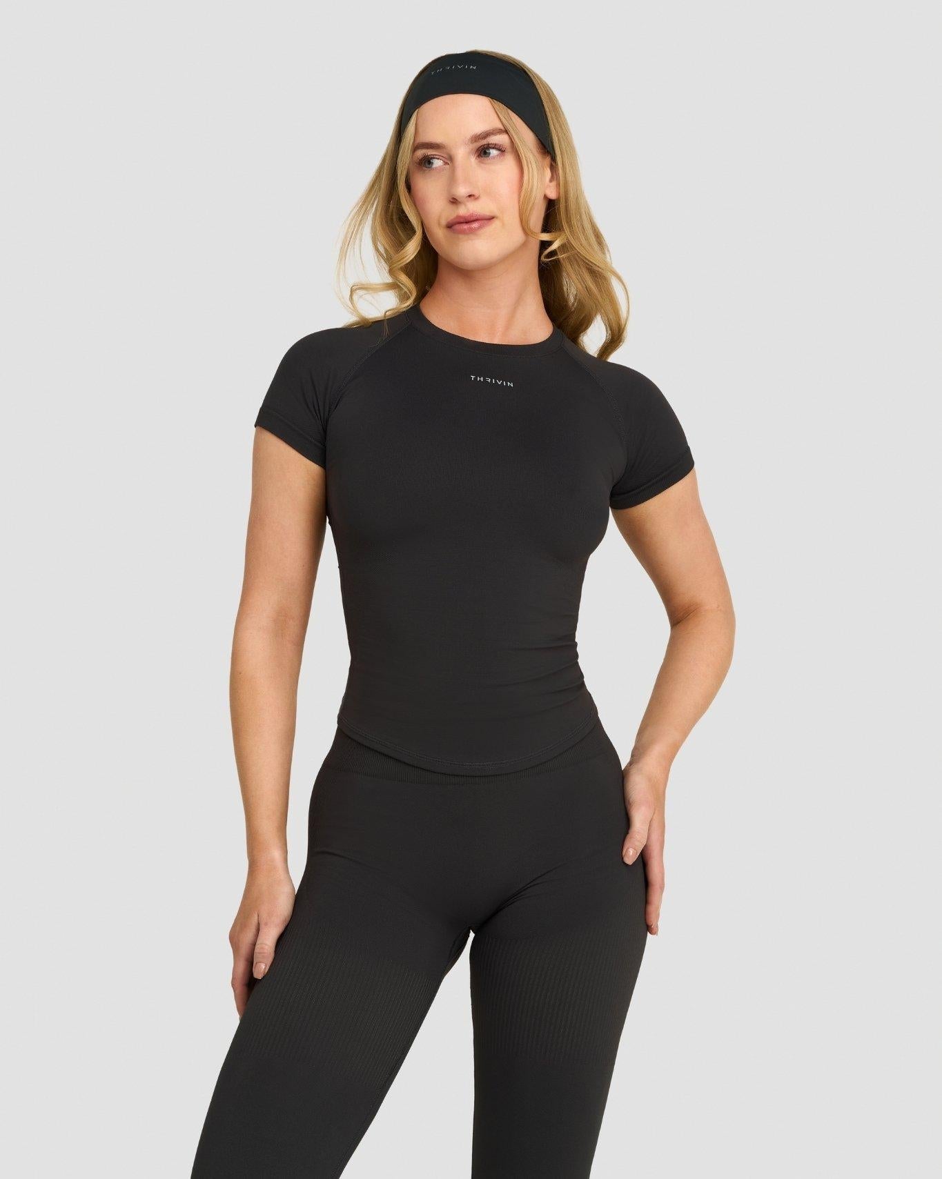 Elevate™ Compression T-Shirt | Charcoal Grey