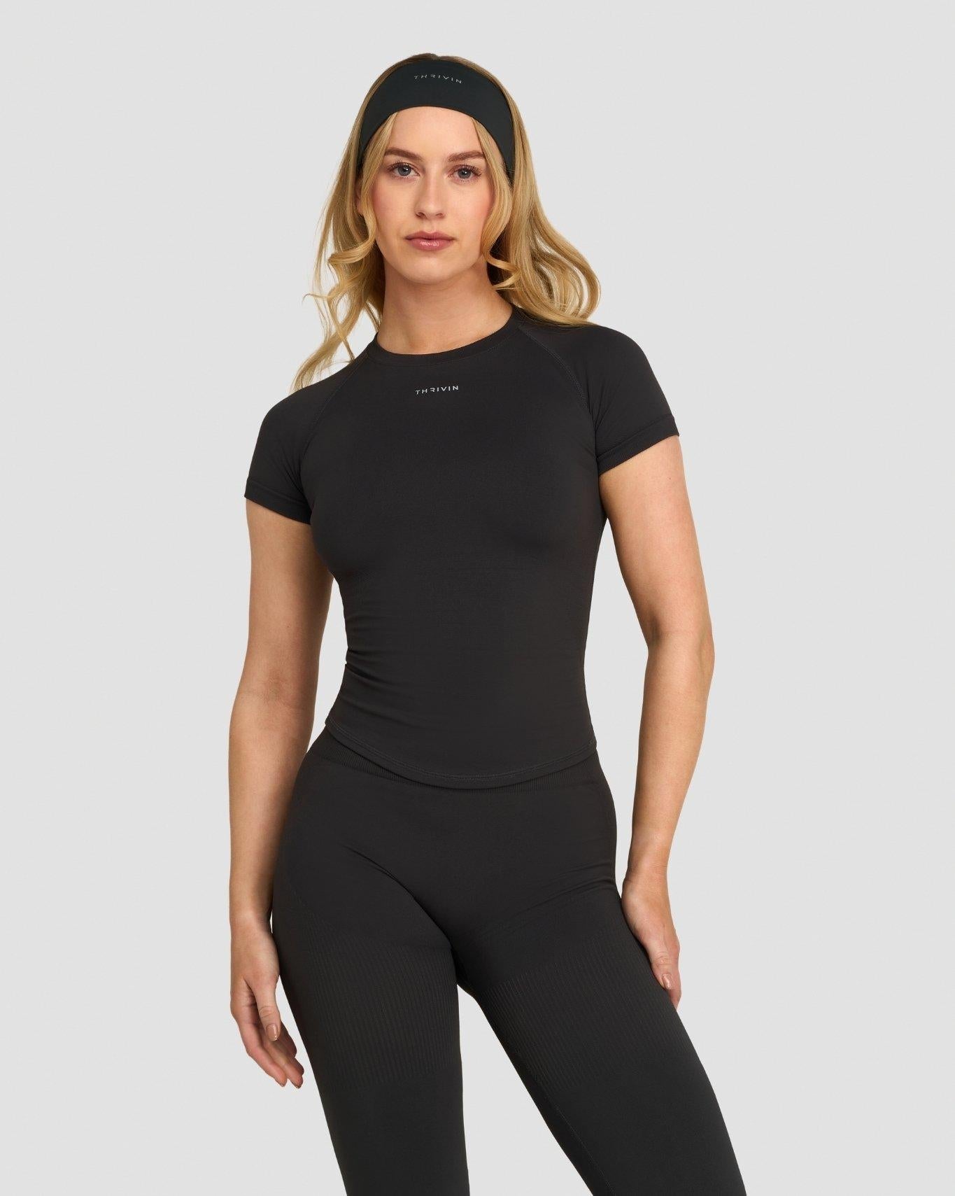 Elevate™ Compression T-Shirt | Charcoal Grey