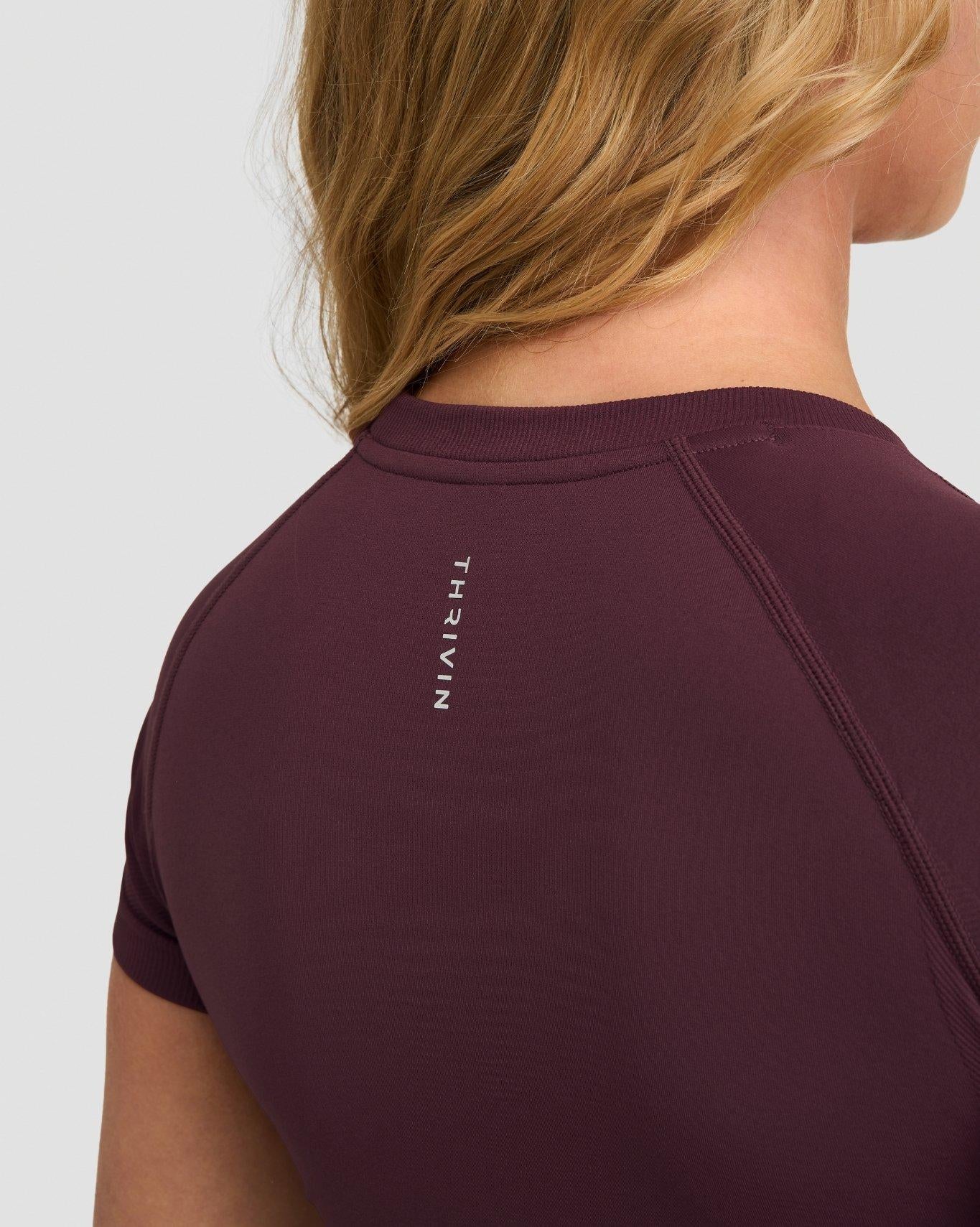 Elevate™ Compression T-shirt | Dark Mauve