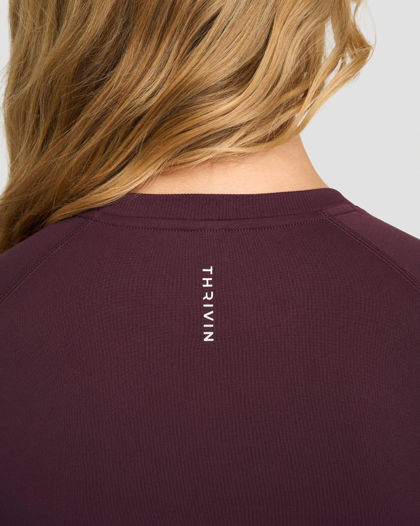 Elevate™ Compression T-shirt | Dark Mauve