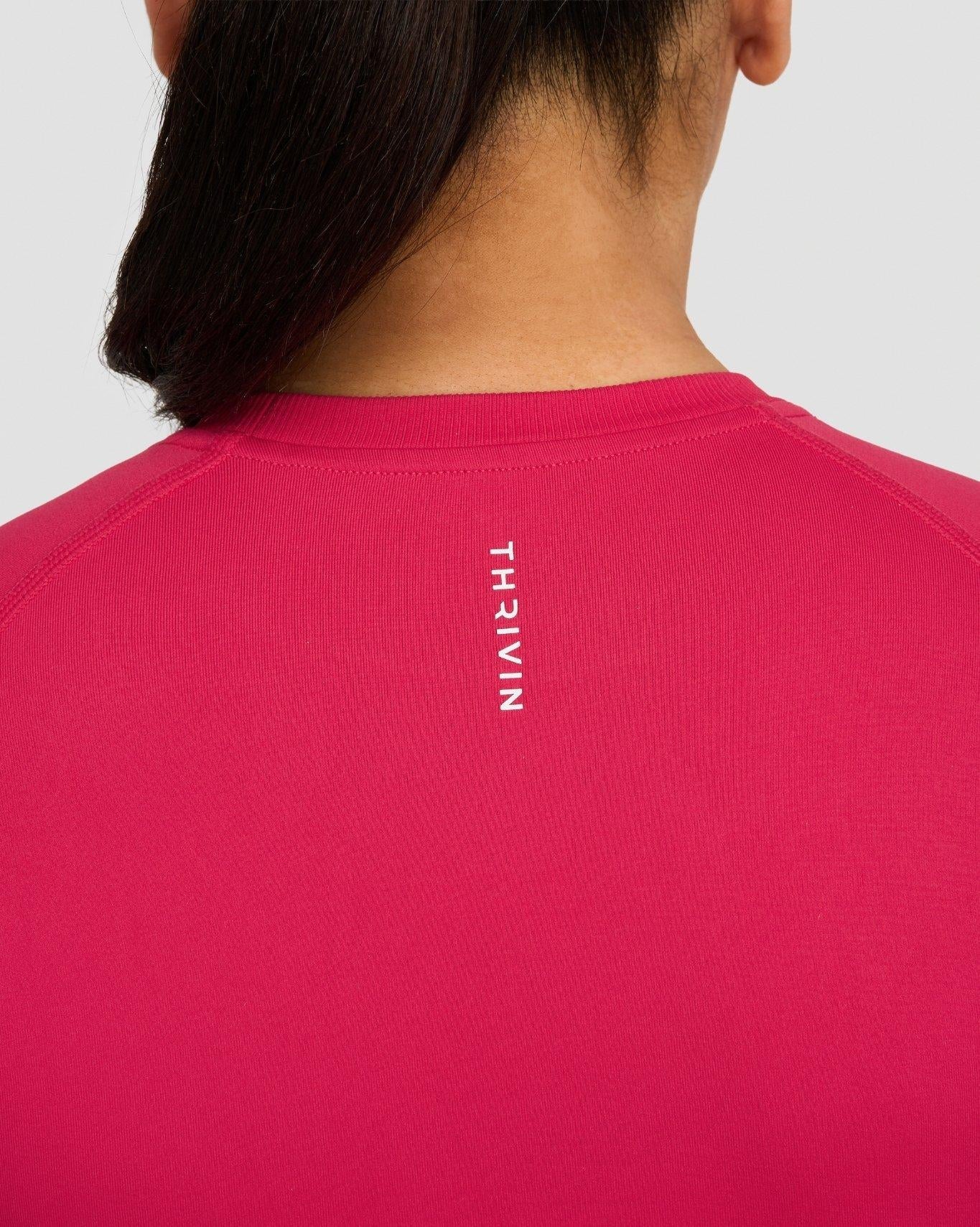 Elevate™ Compression T-Shirt | Strawberry
