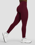 Elevate™ Sculpting Mid Waist Scrunch Leggings | Merlot