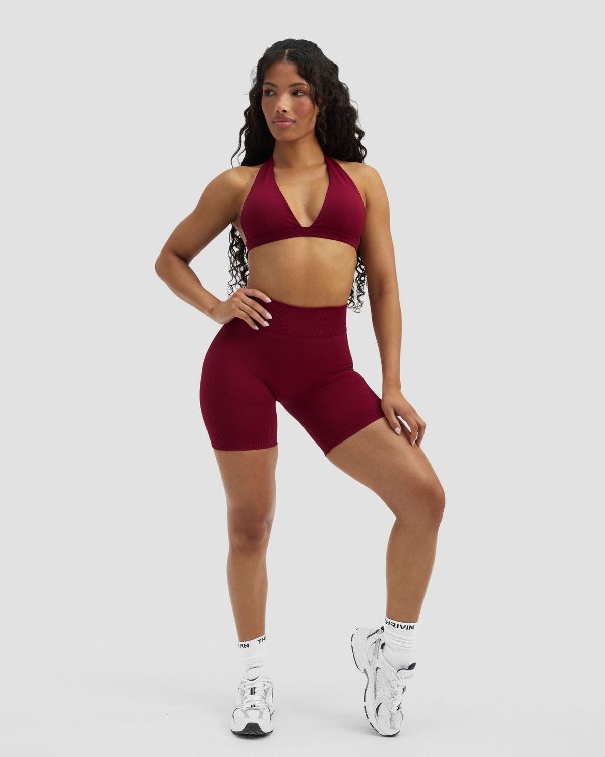 Elevate™ Sculpting Mid Waist Scrunch Shorts | Raspberry