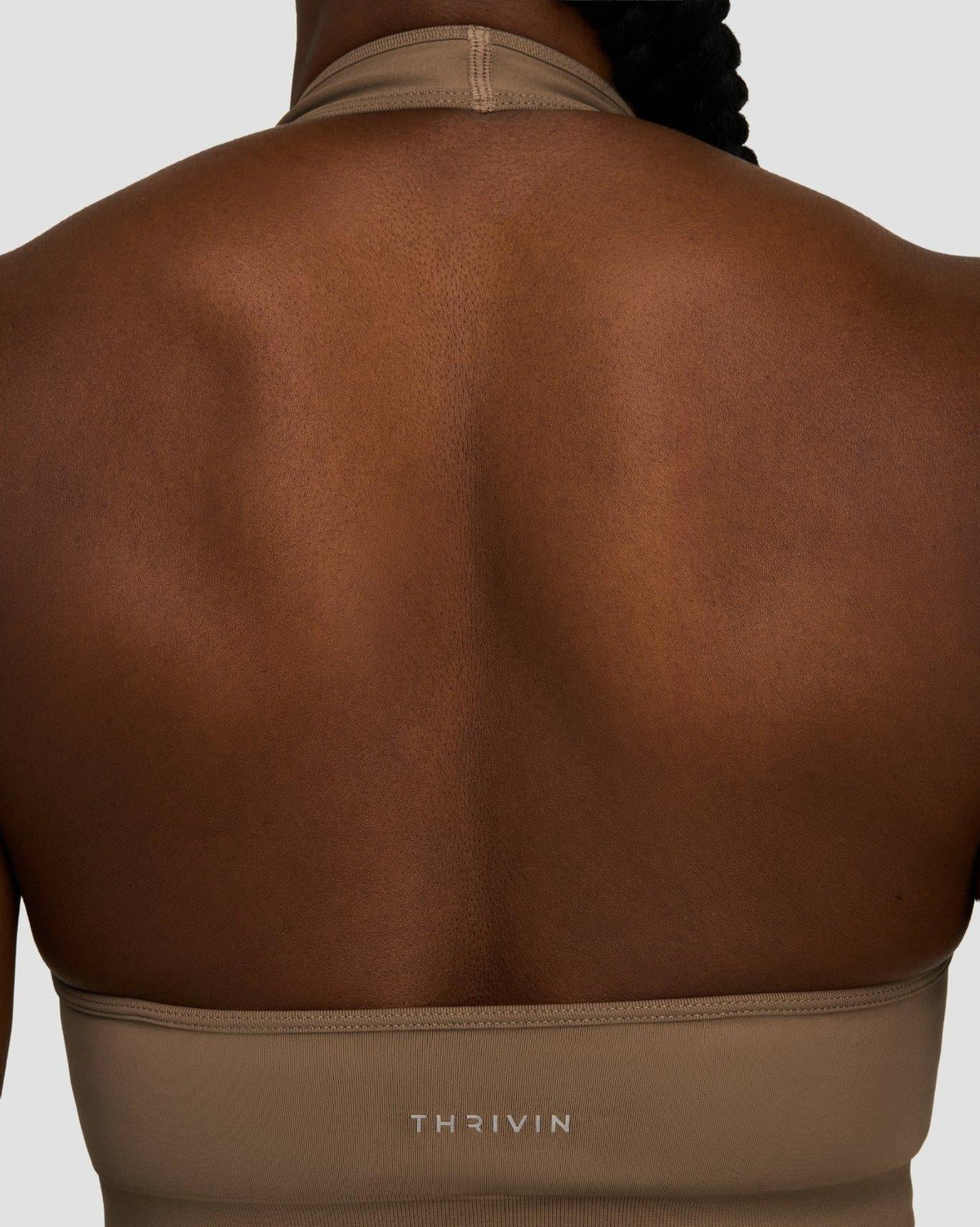 Elevate™ Sculpting Seamless Halterneck Top | Toffee