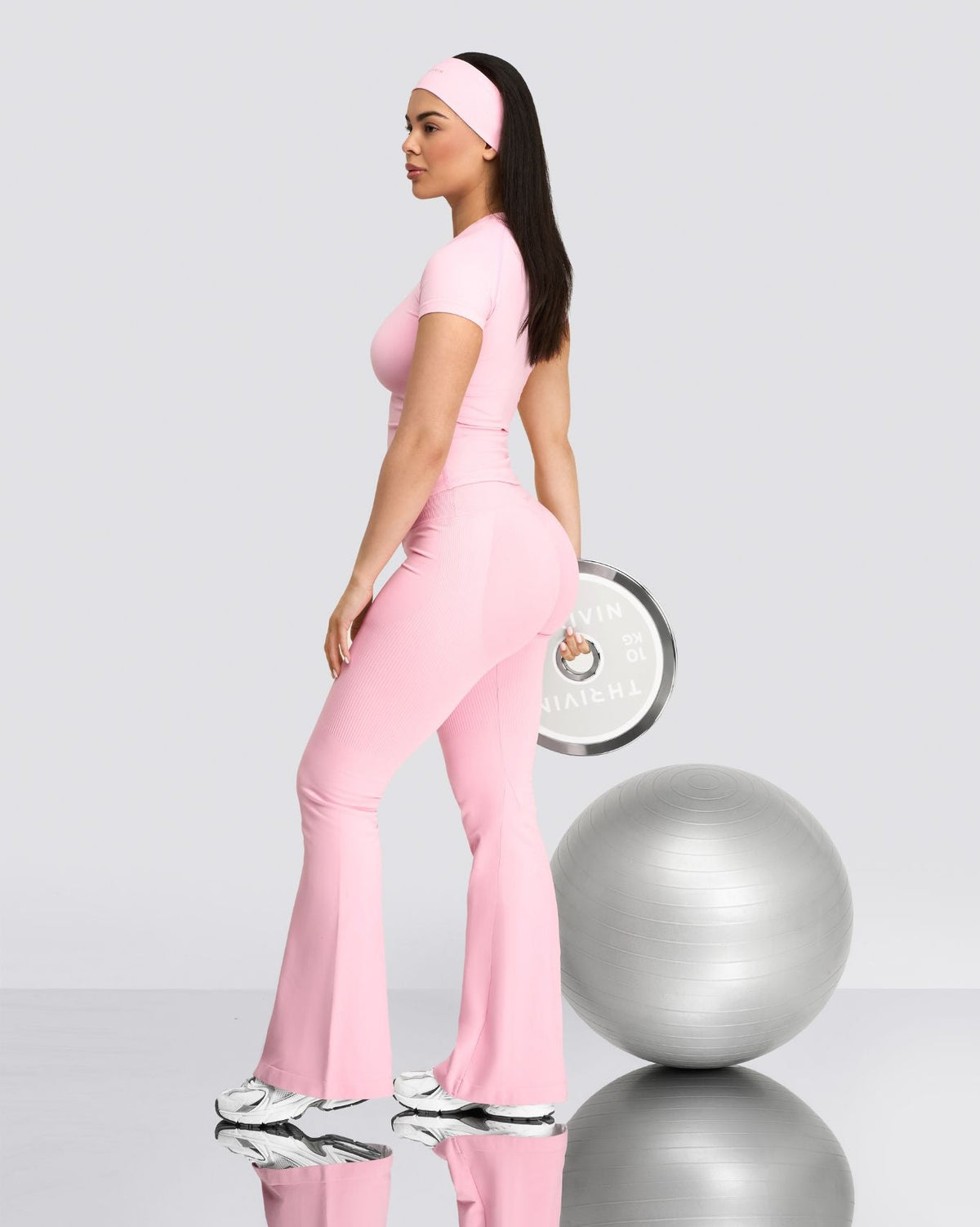Elevate™ Compression T-Shirt | Cotton Pink
